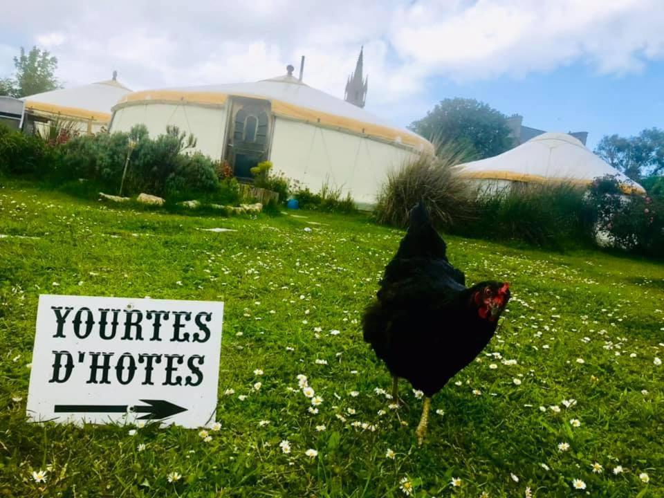 Les Yourtes D'Hotes Plouguiel Exteriör bild